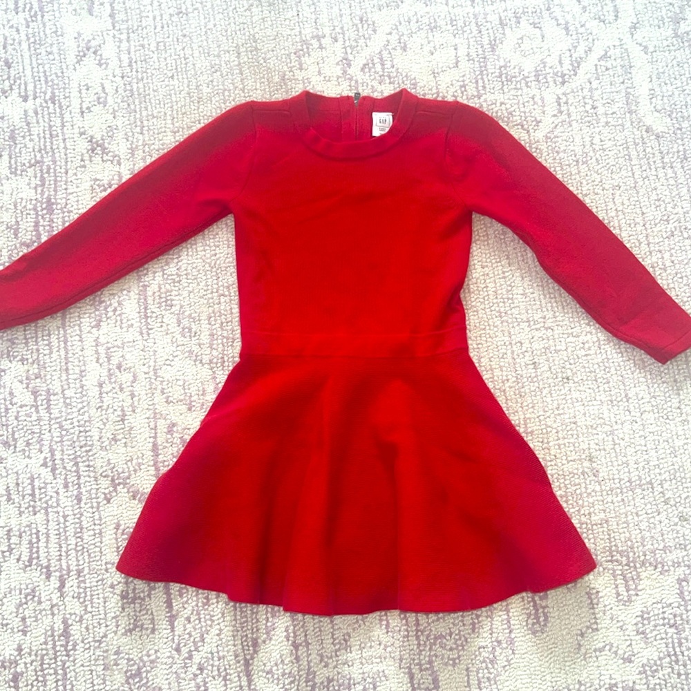 Elegant Red Kids Dress